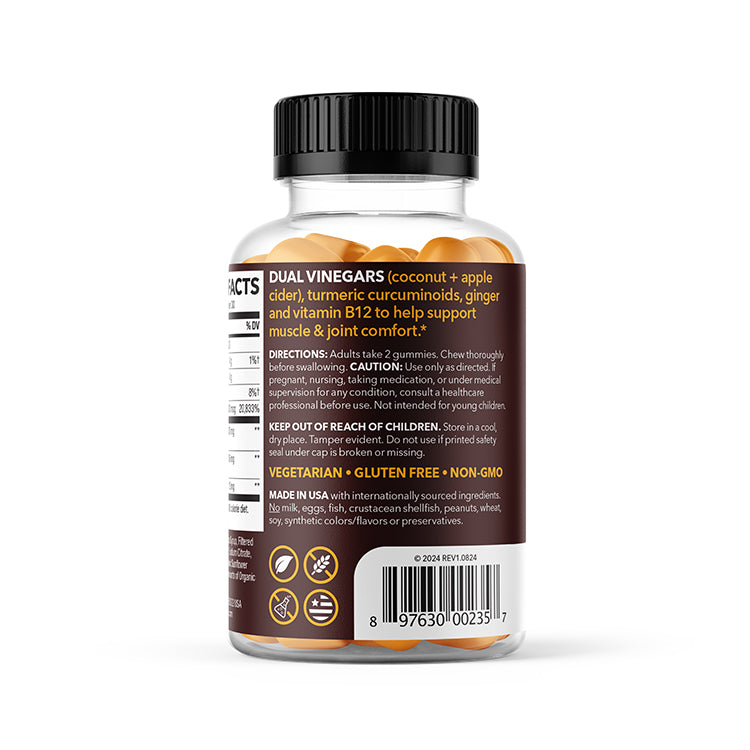Coconut Vinegar & Turmeric - Muscle & Joint Gummy