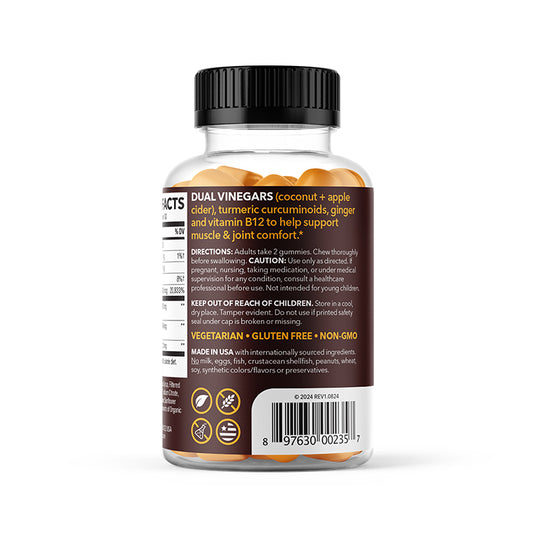 Coconut Vinegar & Turmeric - Muscle & Joint Gummy