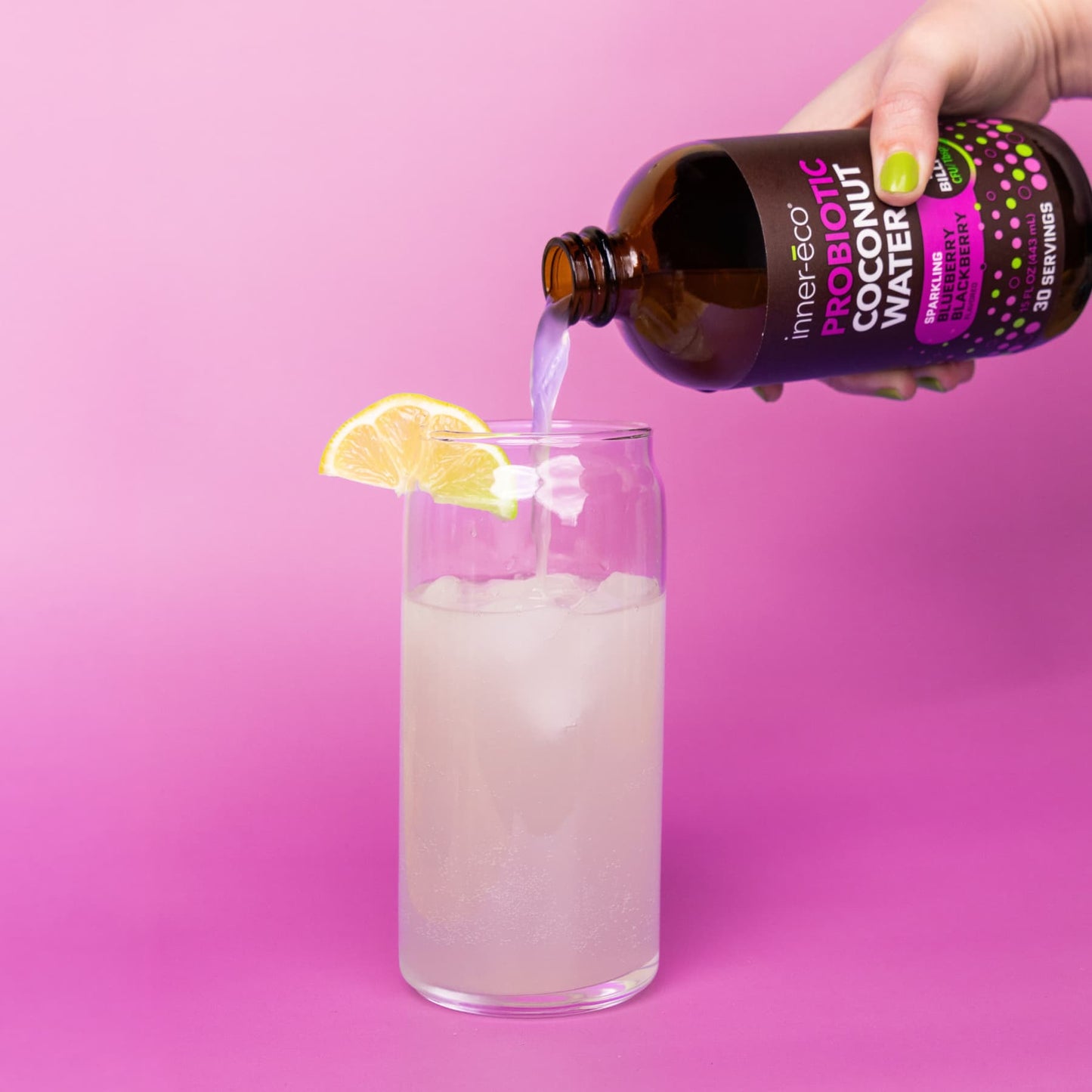 Sparkling Probiotic Coconut Water