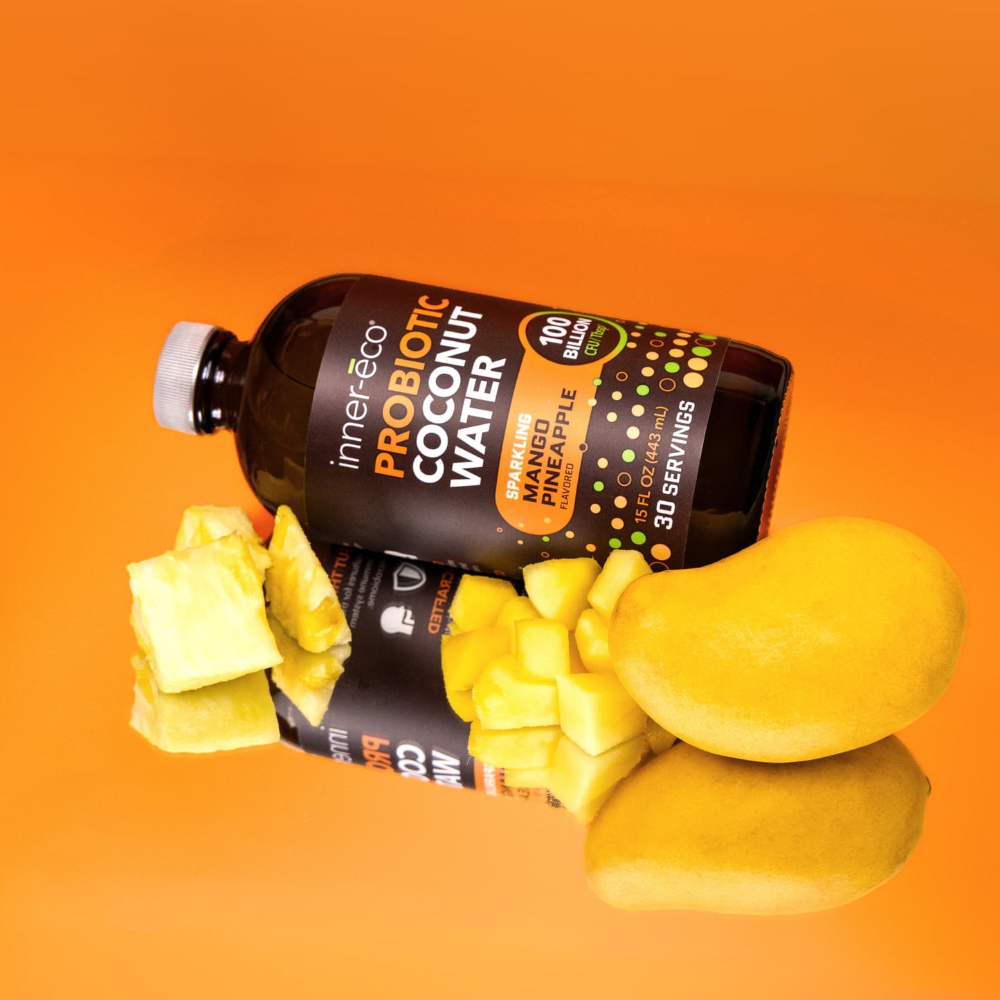 Sparkling Probiotic Coconut Water