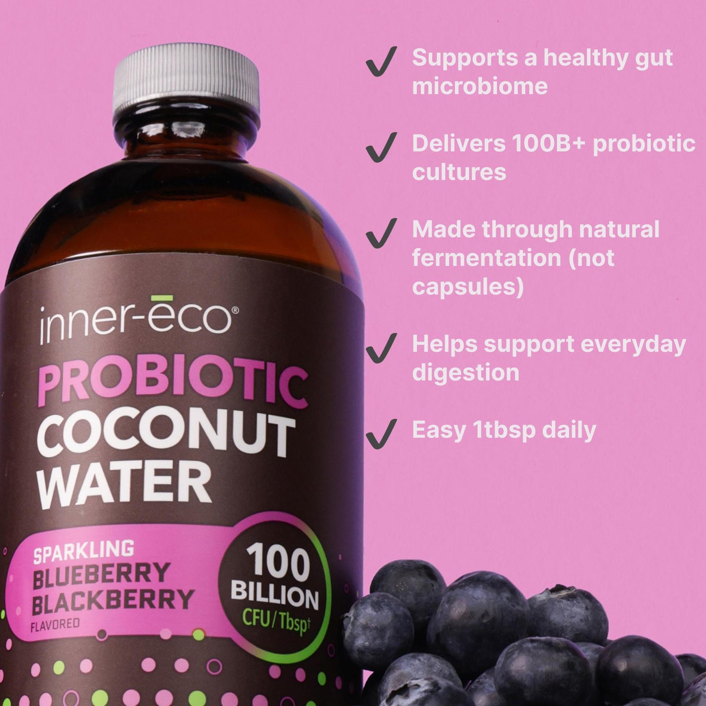 Sparkling Probiotic Coconut Water