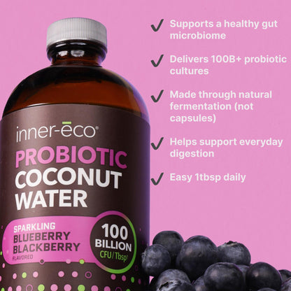 Sparkling Probiotic Coconut Water