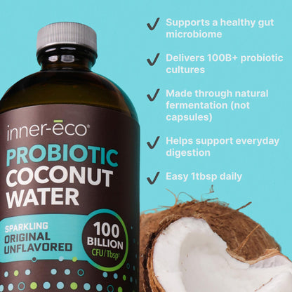 Sparkling Probiotic Coconut Water