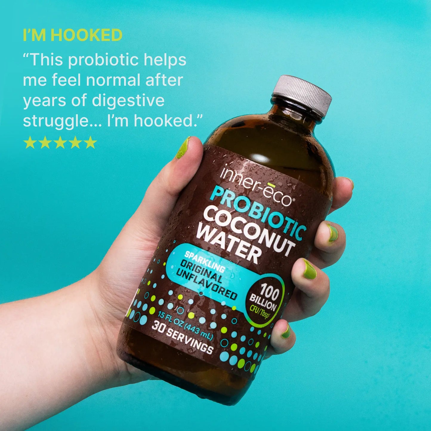 Sparkling Probiotic Coconut Water