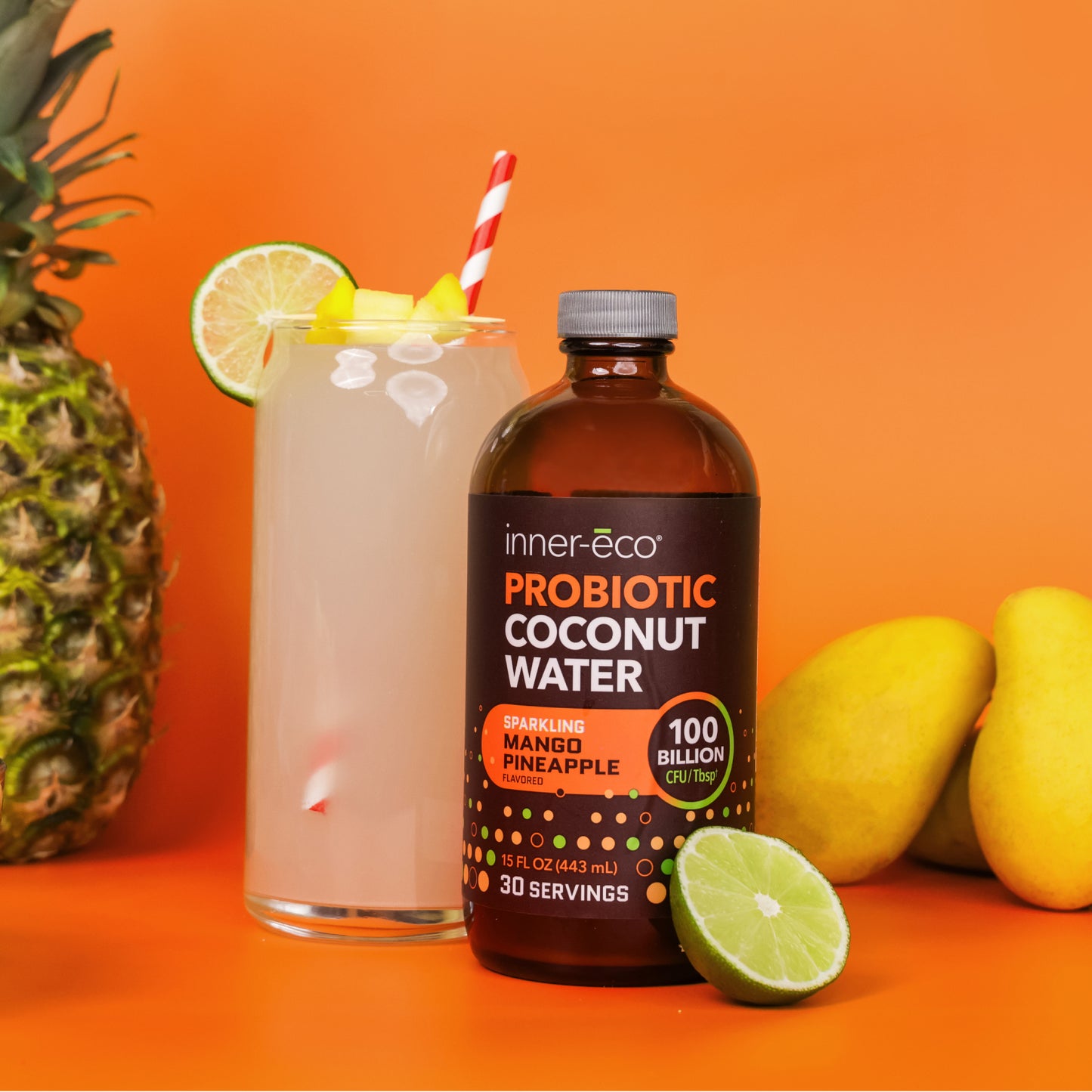 Sparkling Probiotic Coconut Water