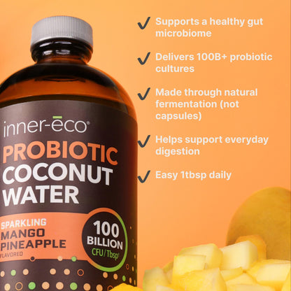 Sparkling Probiotic Coconut Water