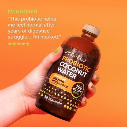 Sparkling Probiotic Coconut Water