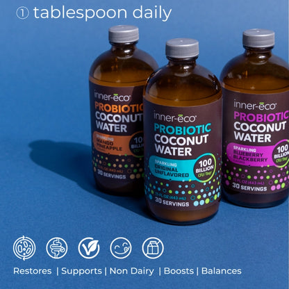 Sparkling Probiotic Coconut Water