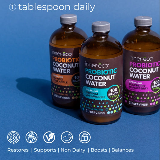 Sparkling Probiotic Coconut Water